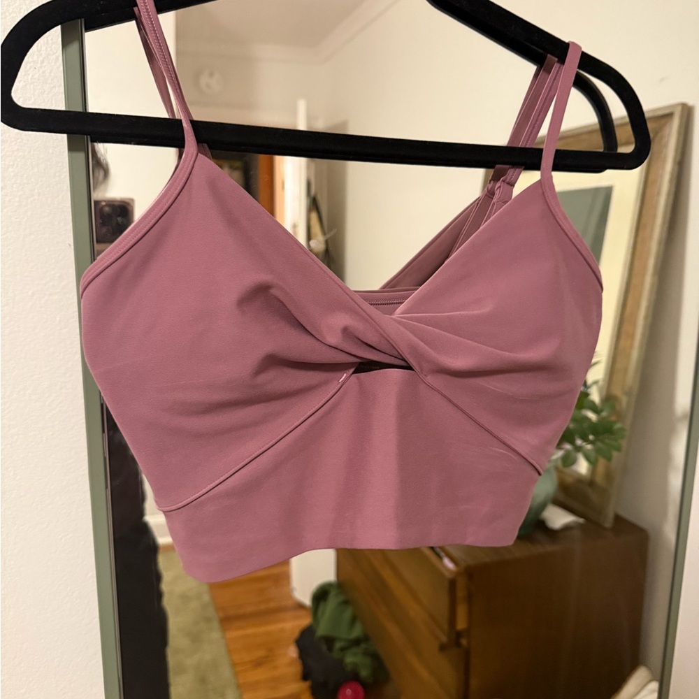 YPB Twist Front Crop Top sculpt